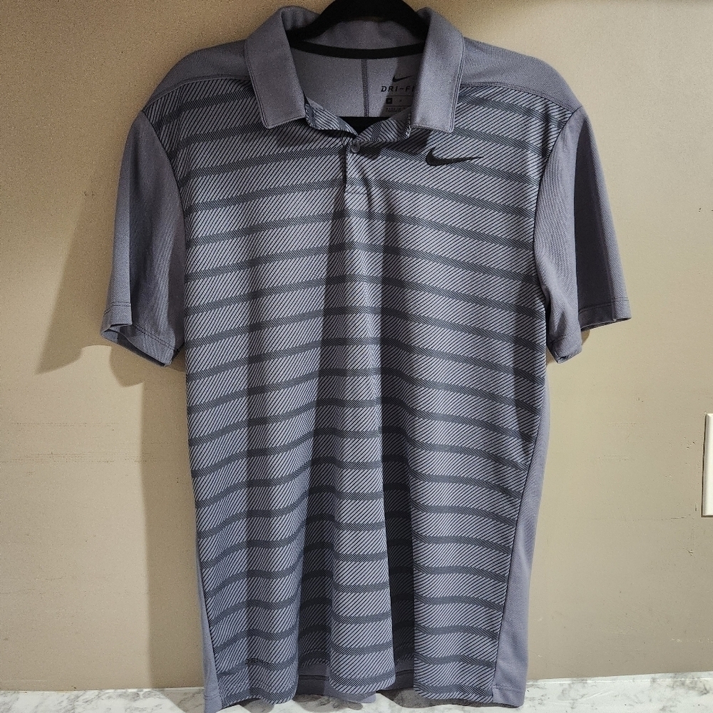 Nike Dri-fit Polo Grey Size M